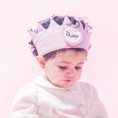 Baby Crown with tags for girls
